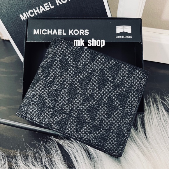 Michael Kors Jet Set Men’s Slim Billfold Wallet - Picture 2 of 14